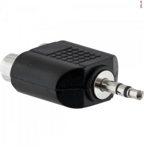 Adaptador 2Rca F X P2 M Estéreo Ha044 Hyx