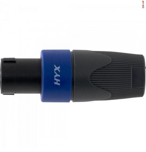 Conector Speakon Macho 4 Pólos Hp005 Hyx