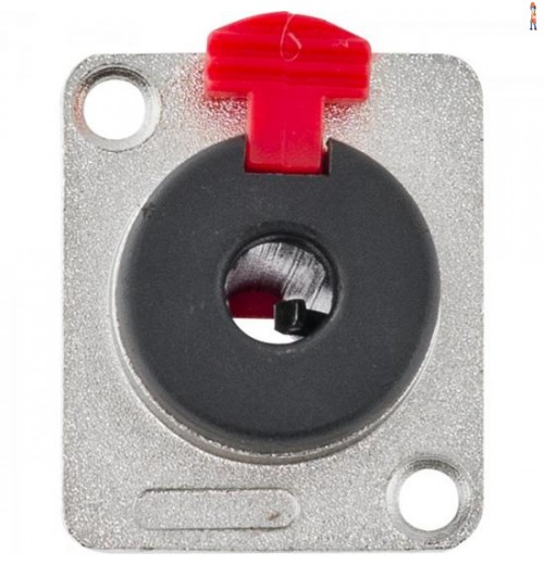 Jack P10 Fêmea Mono E Estéreo Com Trava Hj066 Hyx