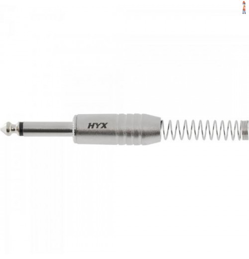 Conector P10 Macho Mono Niquelado Hj009M Hyx