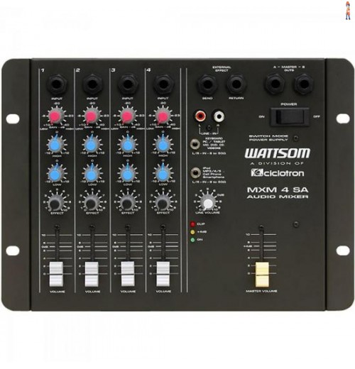Mesa De Som 4 Canais Mxm4Sa Preto Ciclotron