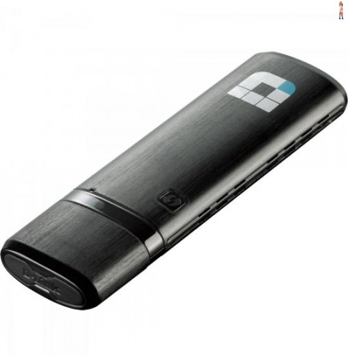Adaptador Wireless Dual Band Usb Dwa-182 Preto D-Link