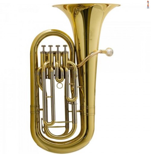 Bombardino Bb 4 Pistos Ação Superior Hep-1141L Laqueado Harmonics