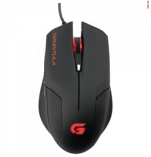 Mouse Gamer Spider Tarantula Om-702 Preto/Vermelho Fortrek