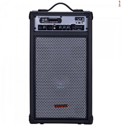 Caixa Multiuso 100W Bluetooth/Usb/Sd/Fm Iron 600 Preta Hayonik