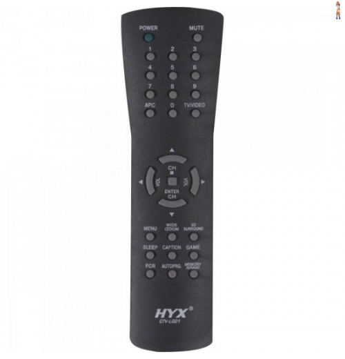 Controle Remoto Para Tv Goldstar/Gradiente/Lg/Samsung Ctv-Lg01 Preto Hyx
