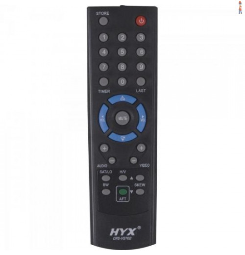 Controle Remoto Para Receptor Vt700/1000/2000 Preto Hyx