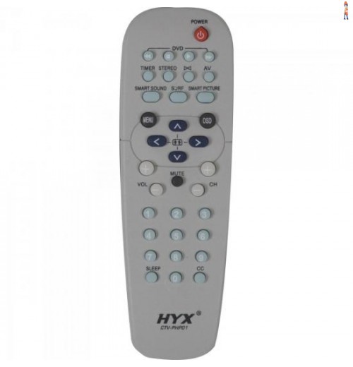 Controle Remoto Para Tv Philips Ctv-Php01 Branco Hyx