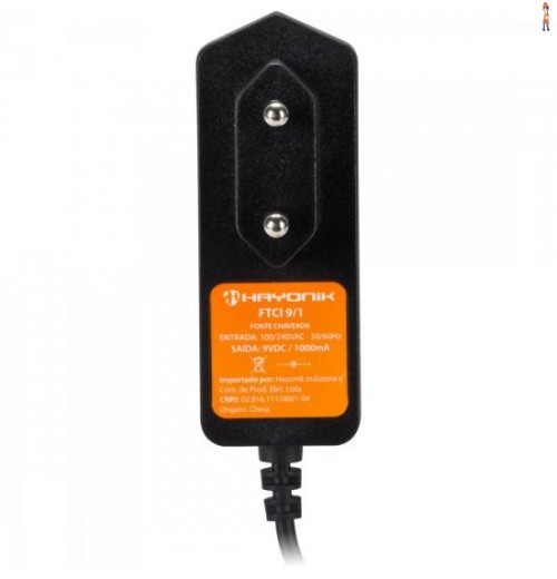Fonte Chaveada 9Vdc 1A Hayonik