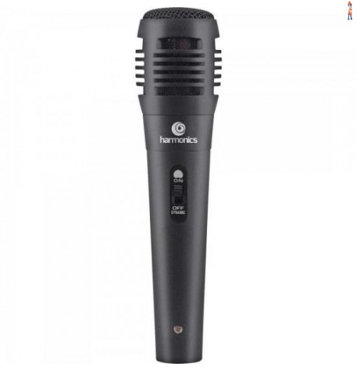 Microfone Dinâmico Supercardióide Cabo 3M Mdc101 Preto Harmonics