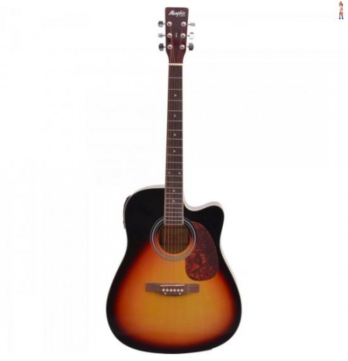 Violão Eletroacústico Folk Aço Md-18 Sunburst Memphis By Tagima
