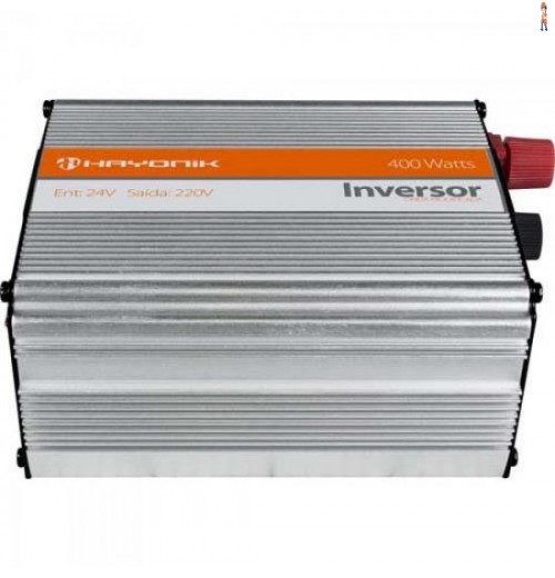 Inversor De Onda Modificada 24Vdc/220V Usb 400W Hayonik