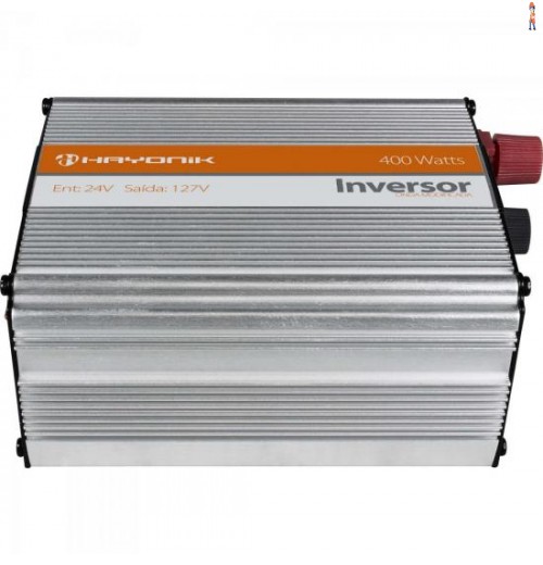 Inversor Onda Modificada 24Vdc/127V Usb 400W Hayonik