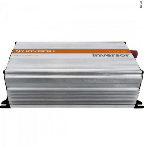 Inversor De Onda Modificada 12Vdc/220V Usb 800W Hayonik