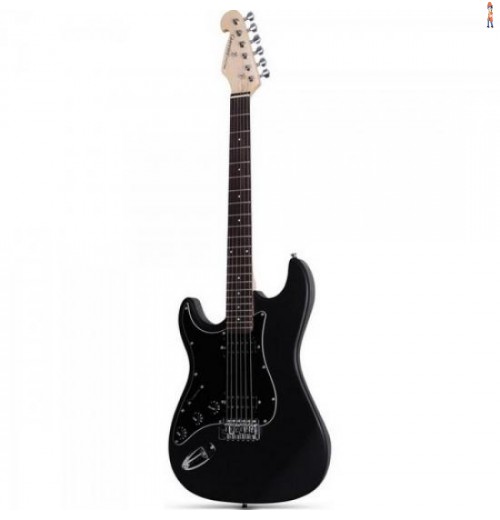 Guitarra Strato Canhota G-102 Preta Giannini