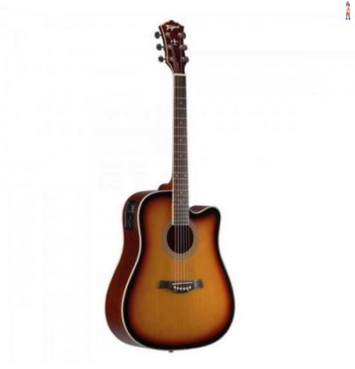 Violão Elétrico Folk Aço Kansas Sunburst Tagima