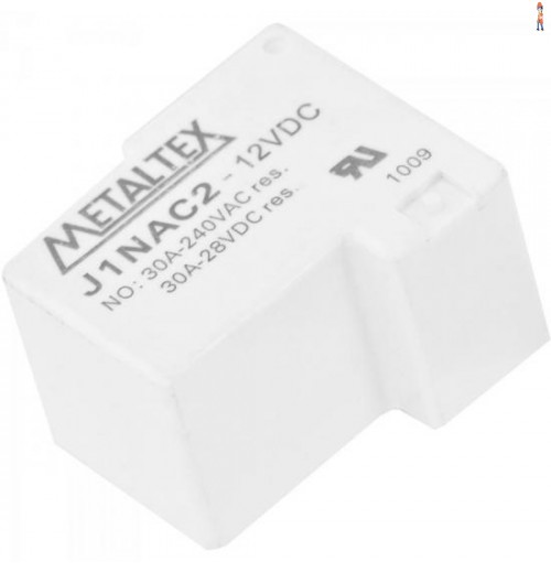 Relé 12V 30A J1Nac2 Metaltex