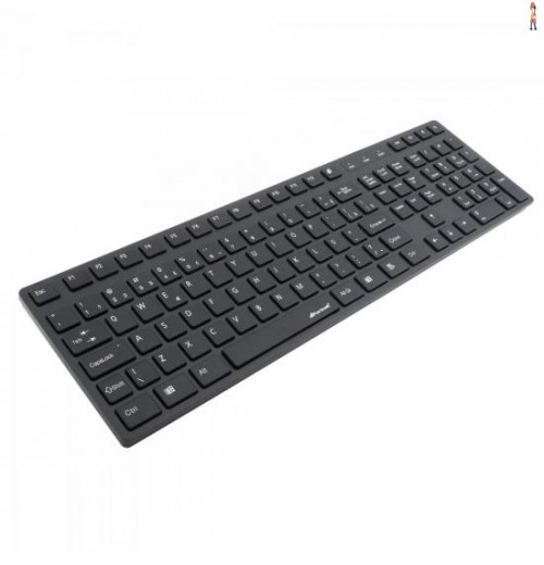 Teclado Multimídia Usb Abnt2 Mk-601Bk Slim Preto Fortrek
