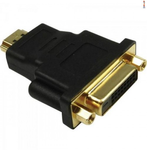 Adaptador Dvi Fêmea X Hdmi Macho Gold St-Hdmi-Dmf Genérico