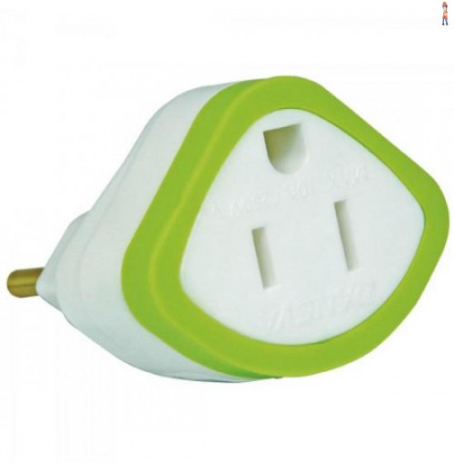 Pino Adaptador Reverso 2P + T 10A 250V Branco Daneva