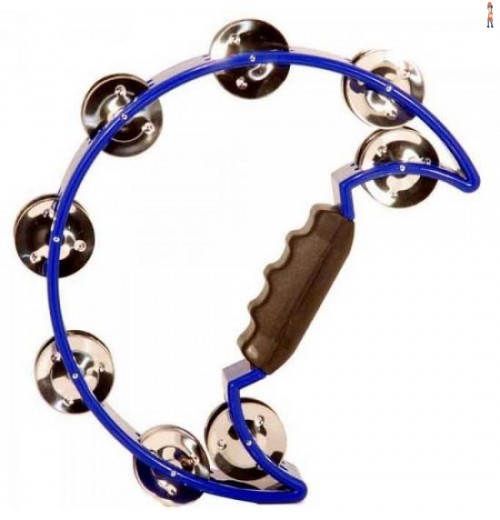 Pandeiro Meia Lua Azul Izzo