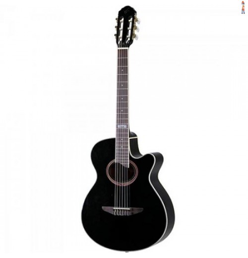 Violão Elétrico Nylon Preto Vegas Tuner Tagima