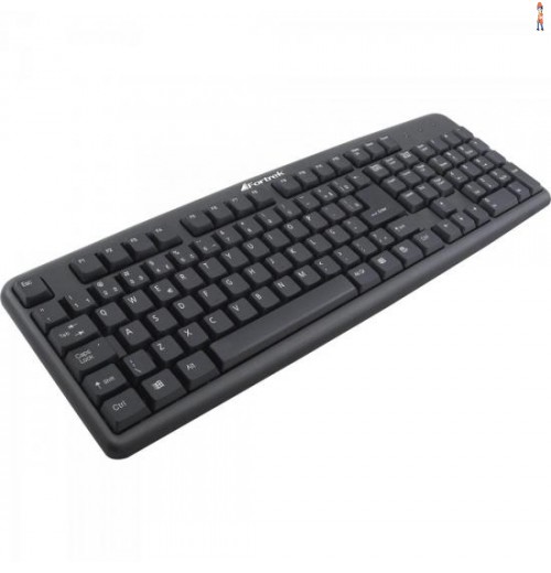 Teclado Standard Ps2 Abnt2 Sk-101Bk Preto Fortrek
