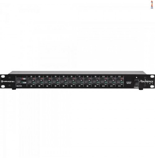 Setorizador De Áudio Sh-1012 Ambience Line Preto Hayonik