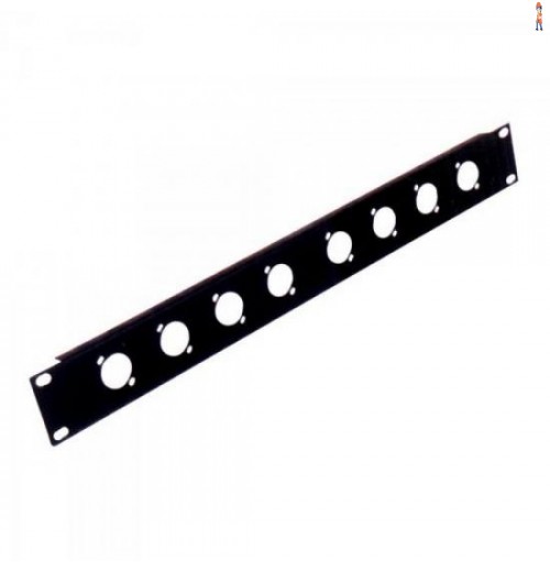 Régua Padrão Rack 19" 1U Para 8Xlr Projeta