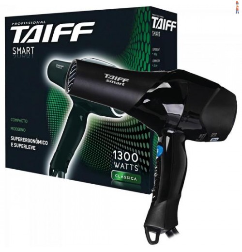 Secador De Cabelo 1300W 220V Smart Preto Taiff