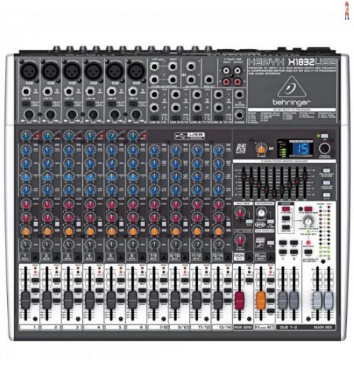 Mixer Xenyx X1832Usb 18 Canais Behringer