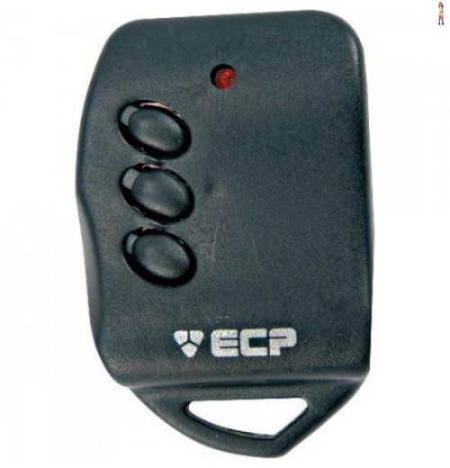 Controle Remoto Para Alarme Portão 433Mhz Key 3 Botões Ecp