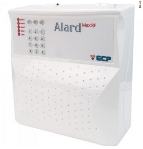 Central De Alarme Com Discadora 4 Setores Sem Fio Alardmax Ecp