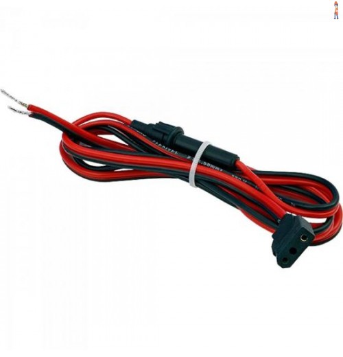 Cabo Alimentação Rádio Px Ac80 Preto/Vermelho Aquário