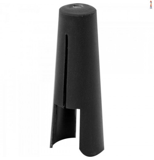 Abraçadeira De Couro Sintético Para Saxofone Tenor Com Ressonador Btme-1 Preta Free Sax