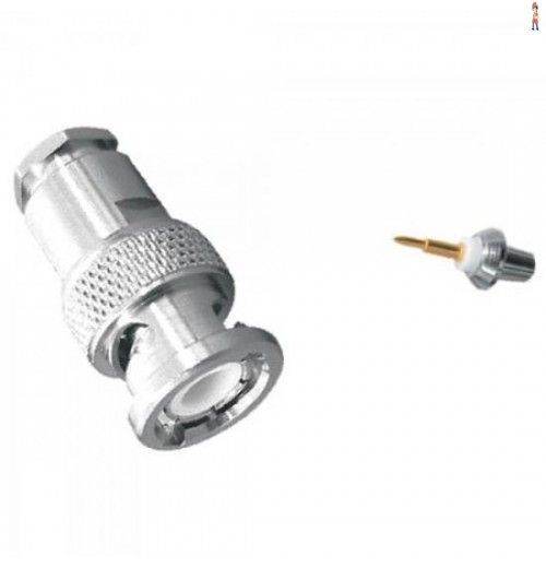Conector Lm18/20001D Bnc Macho Para Cabo 0,4/2,5 Mc Industrial