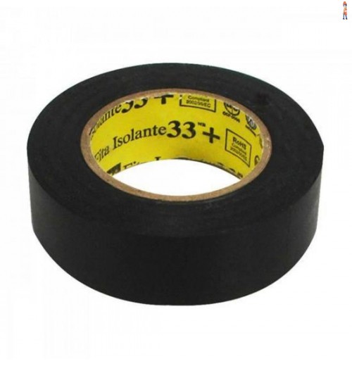 Fita Isolante 19Mm X 10M 33+ Preta 3M