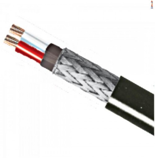 Fio Sonoriza 1P 22Awg Microfone Preto Kmp/Rfs