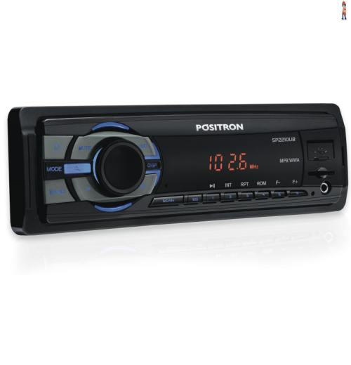 Som Automotivo - Pósitron SP2210UB - c/ MP3 Player FM USB e Leitor Micro SD-CARD