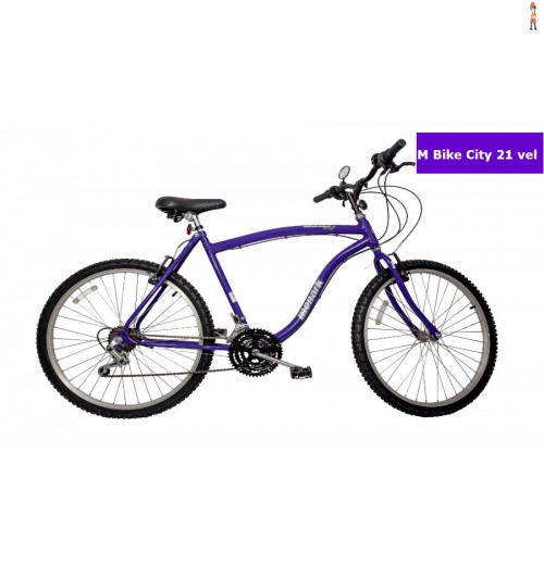 Bicicleta Monark M Bike City 21 vel  Aro 26 