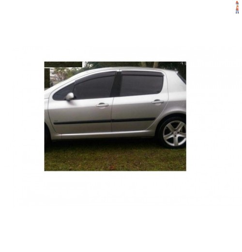 Calha de Chuva (Defletor) TGPoli p/ PEUGEOT 307 HATCH/SEDAN 01/12 - 4 Portas - Cód: 20.002