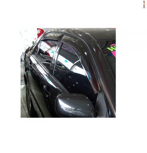 Calha de Chuva (Defletor) TGPoli p/ TOYOTA COROLLA SEDAN 03/07 4 Portas - 27.001