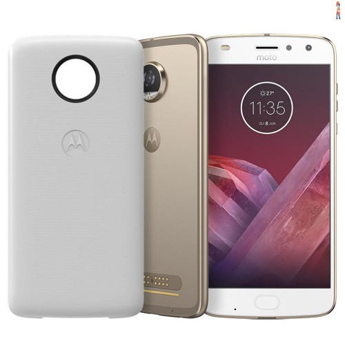 Smartphone Motorola Moto Z2 Play Power Edition Ouro 64GB, Tela 5.5'', Dual Chip, Câmera 12MP, Android 7.1, Processador Octa-Core e 4GB de RAM
