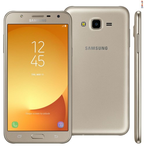 Smartphone Samsung Galaxy J7 Neo Dourado com 16GB, Tela 5.5", Câmera 13MP, TV Digital HD, Dual Chip, Android, 7.0, Processador Octa Core e 2GB RAM