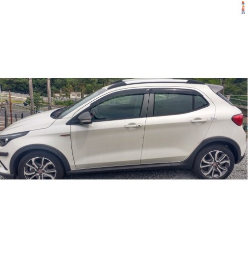 Calha de Chuva (Defletor) TGPoli p/  FIAT ARGO 17/18 4 Portas  - Cód: 24.024