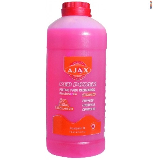 Aditivo para Radiador - RED POWER/ORGANICO 1 Litro - AJAX - cod: 985A.500.102