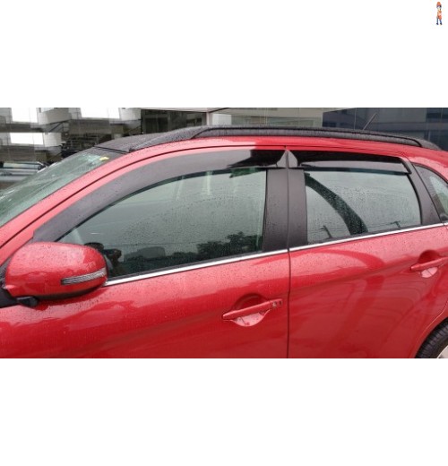Calha de Chuva (Defletor) TGPoli p/ MITSUBISHI ASX 10/18 - 4 Portas - Cód: 30.004