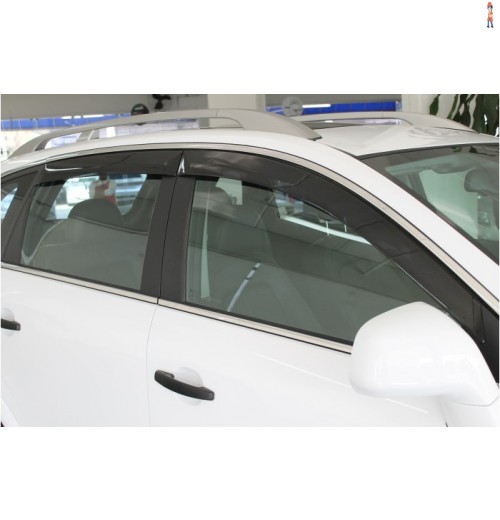 Calha de Chuva (Defletor) TGPoli p/ CHEVROLET CAPTIVA 08/15 - 4 Portas - Cód: 23.030