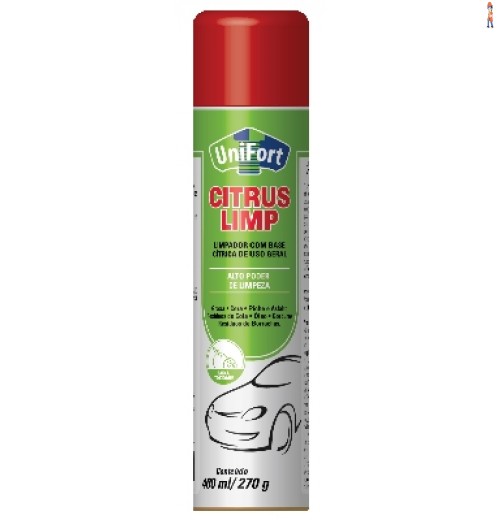 Desengraxante - CITRUS LIMP.PESADA  - UNIFORT - Spray 300G/400ml - cod: 9850.300.204