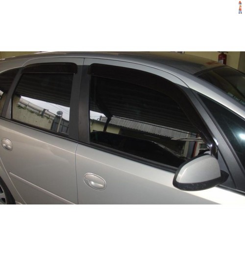 Calha de Chuva (Defletor) TGPoli p/ CHEVROLET MERIVA 03/12 4 PORTAS - Cód: 23.014